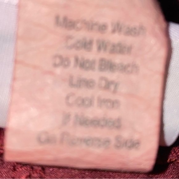 COLLECTIONS ETC. maxi skirt faux suede godet fluted style burgundy NEW size XXLG - Picture 4 of 11